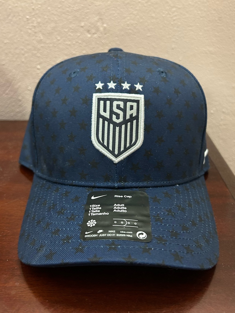 Nike Navy Blue USA Shield Baseball Hat- WOMENS TEAM